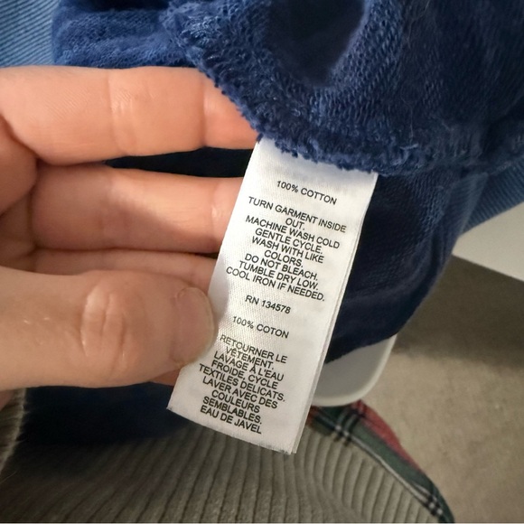 Vineyard Vines Sweater Blue Moonshine Woodhouse Striped Pullover Quarter Zip - Picture 5 of 16